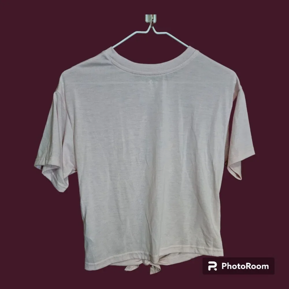 Converse Girl Pink Front Tie‎ Shirt Size L *NEW* (S38)